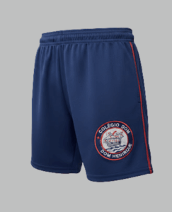 Bermuda Colégio Dom Henrique Helanca Moletom Tactel