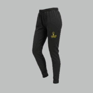 Calça bailarina escolar modelo tradicional preta Colégio Tesla