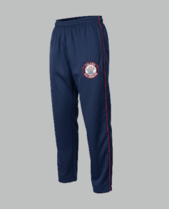 Calça escolar Colégio Dom Henrique nos tecidos Helanca Moletom e Tactel