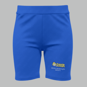 Bermuda Ciclista Escolar Pequeno Príncipe - Azul Royal - Suplex