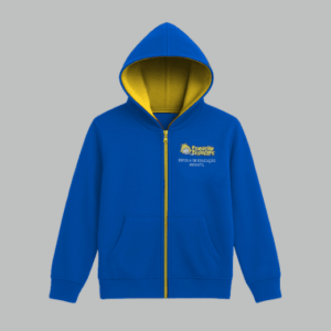 Blusa de Frio Escolar Pequeno Príncipe - Azul Royal - Moletom, Tactel e Helanca