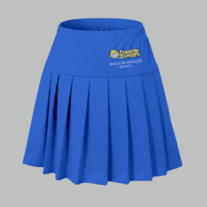 Saia Godê Escolar Pequeno Príncipe - Azul Royal - Helanca Bailarina